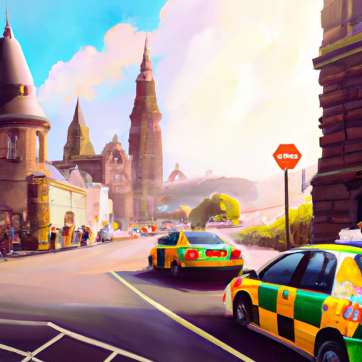 Taxipris i Storbritannien