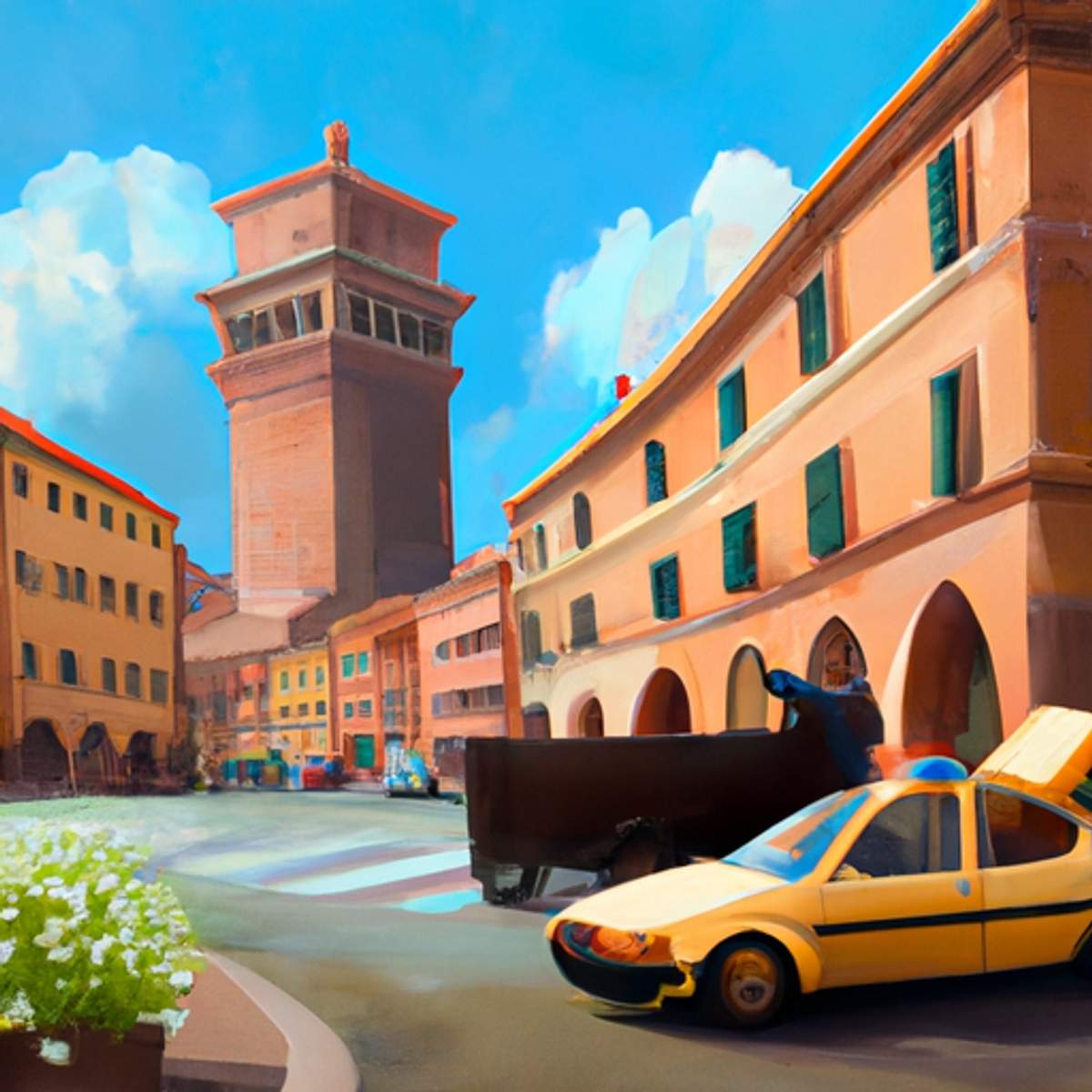 Taxipris i Italien