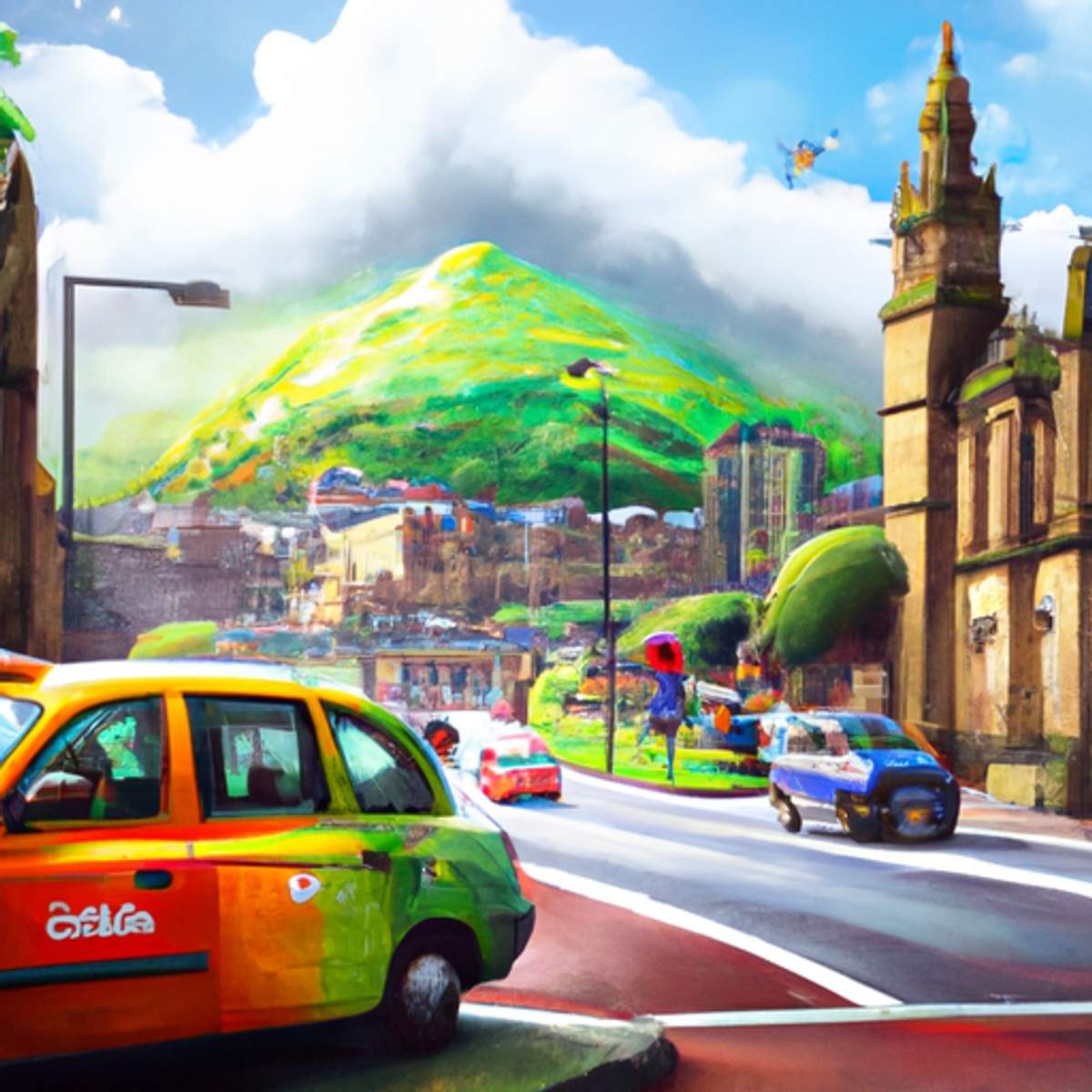 Taxipris i Storbritannien