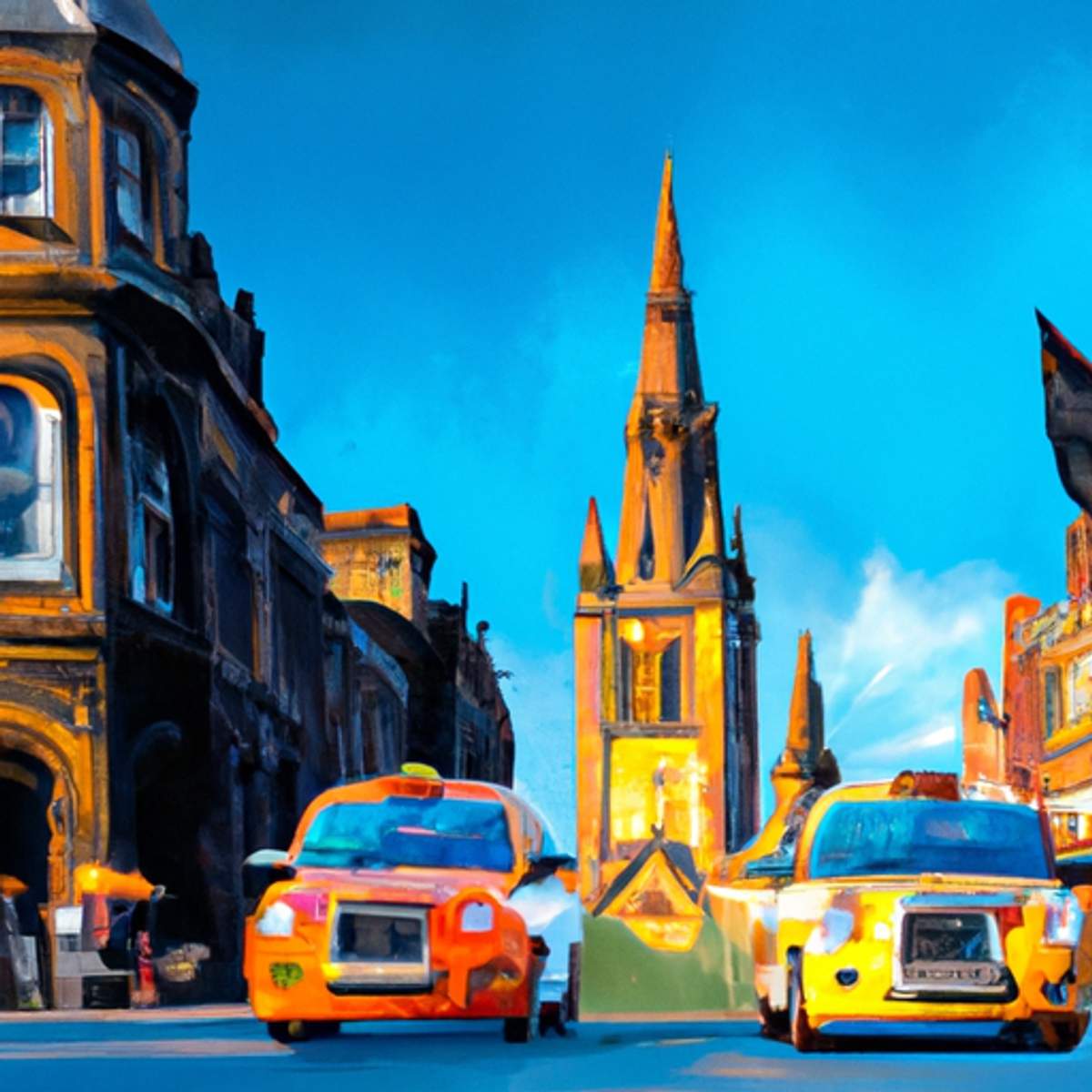 Taxipris i Storbritannien