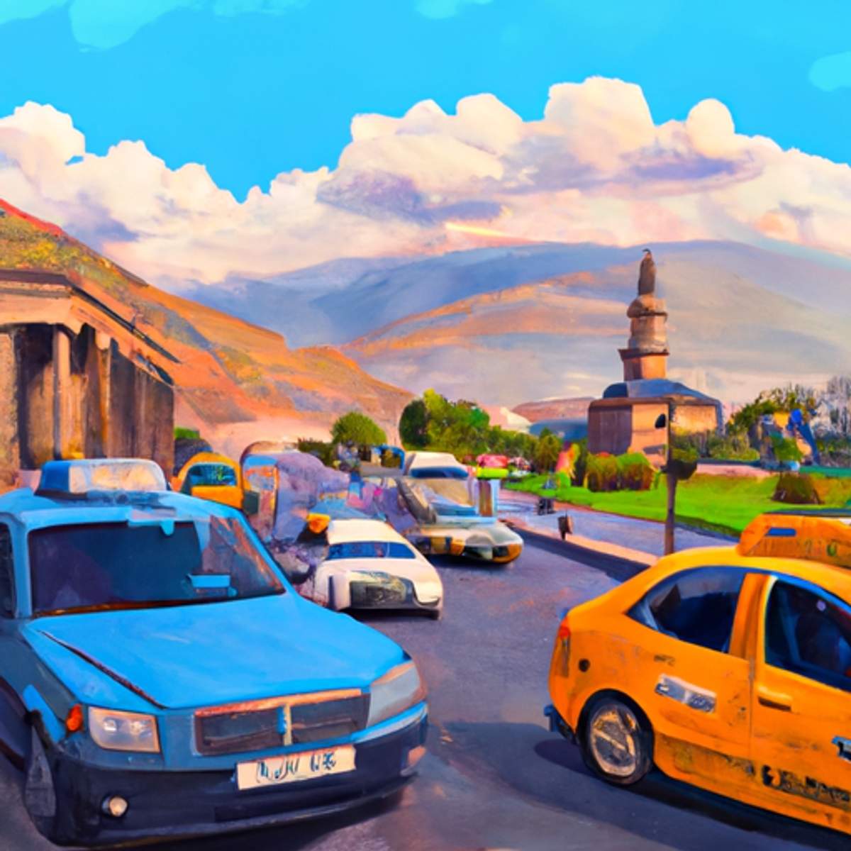 Taxipris i Armenien